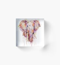 Elephant Acrylic Block