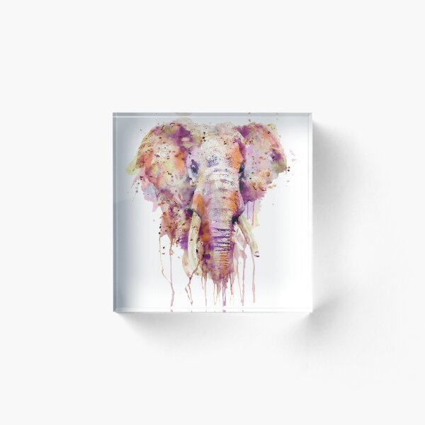 Elephant Acrylic Block