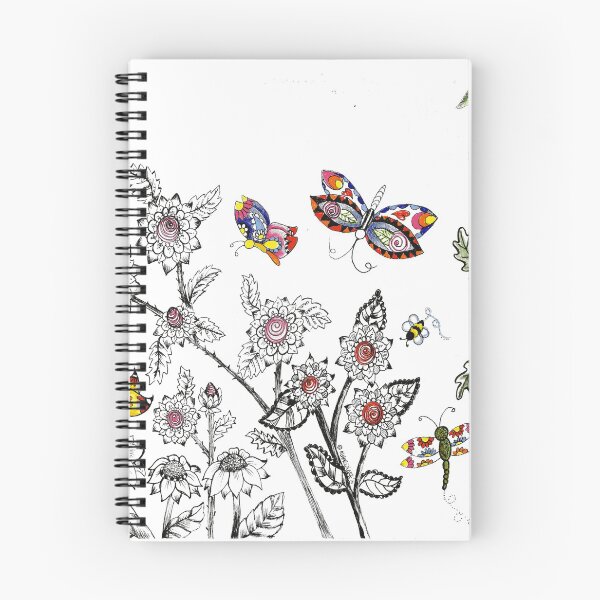 Aperçu de l'œuvre Doodle de jardin de papillon créée et vendue par MaryAnneHarding.