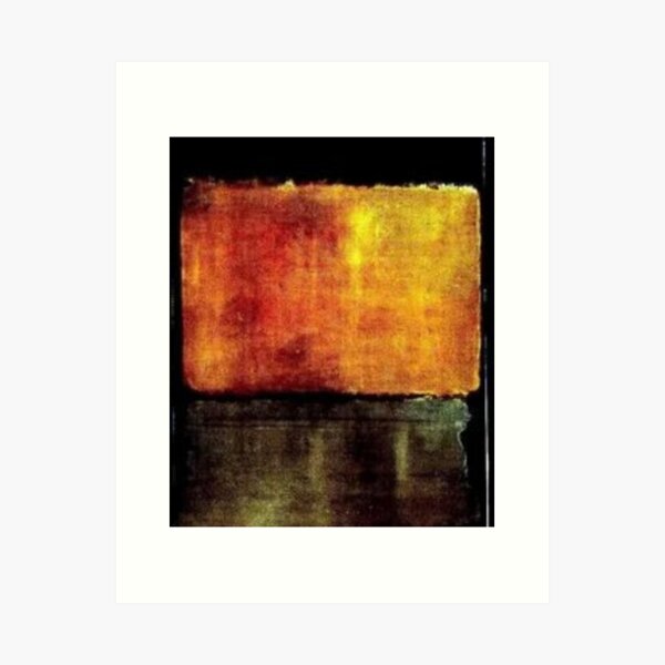 Aperçu de l'œuvre Mark rothko sans titre 1958 peinture originale créée et vendue par Golido.