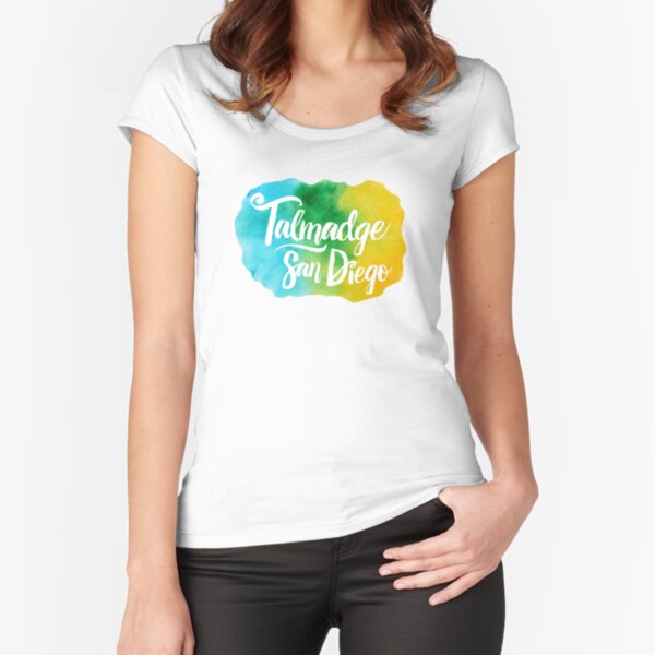 Summer Fun in Talmadge San Diego  Fitted Scoop T-Shirt