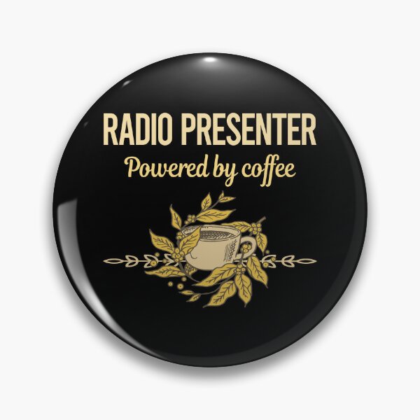Item preview, Powered By Coffee Radio Presenter designed and sold by trinayolkcelia.