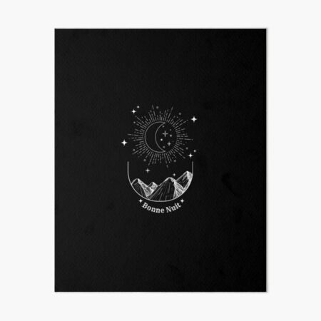 Art Mural Sur Le Theme Bonne Nuit Redbubble