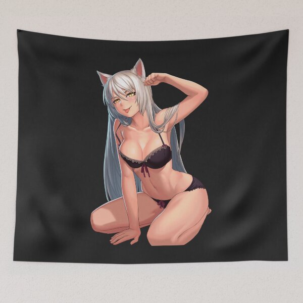 Item preview, Black Hanekawa - Monogatari sexy hentai anime designed and sold by ricnikkiaavi.