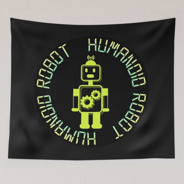 Item preview,  humanoid robot,fluorescent color designed and sold by zzzozzo.