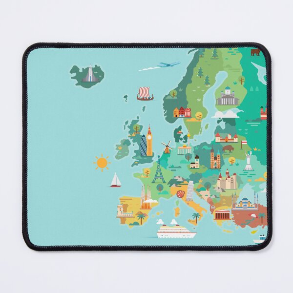 Item preview, Map of Europe designed and sold by Antikwar.