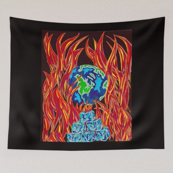 Item preview, Fire and Ice in the World designed and sold by Keatos.
