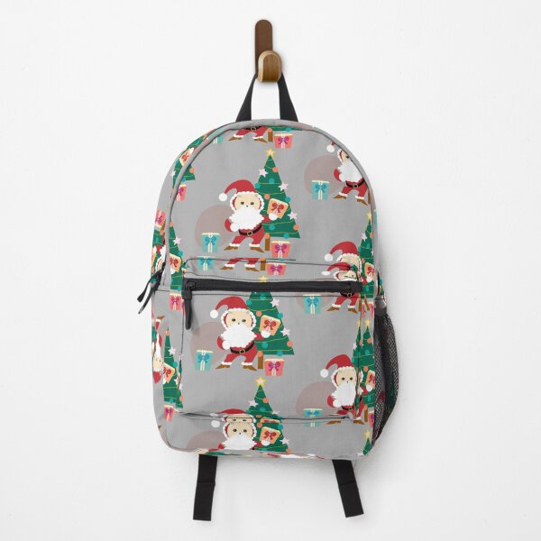 Item preview, Merry Christmas Cat Santa and Xmas Tree designed and sold by Mimi Huang.