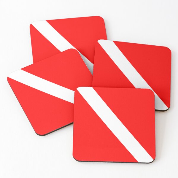 Item preview, Scuba diving flag design v1 designed and sold by Twenty Twenty Visions.