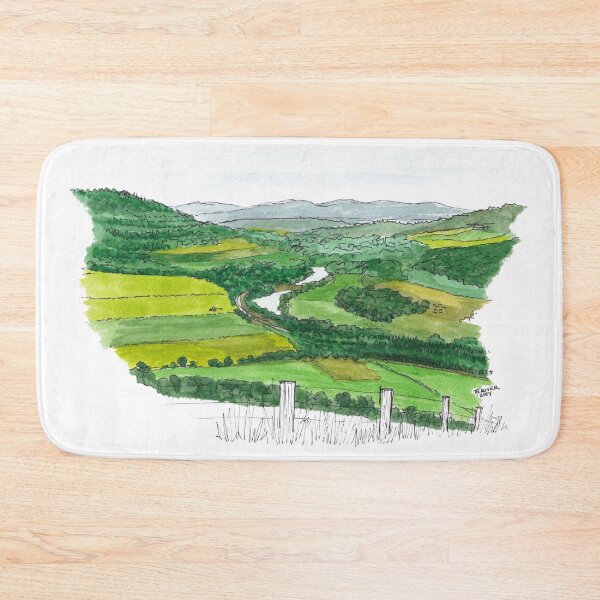 Item preview, Speyside Way - Spey Valley Watercolour designed and sold by Tom Napper Design.