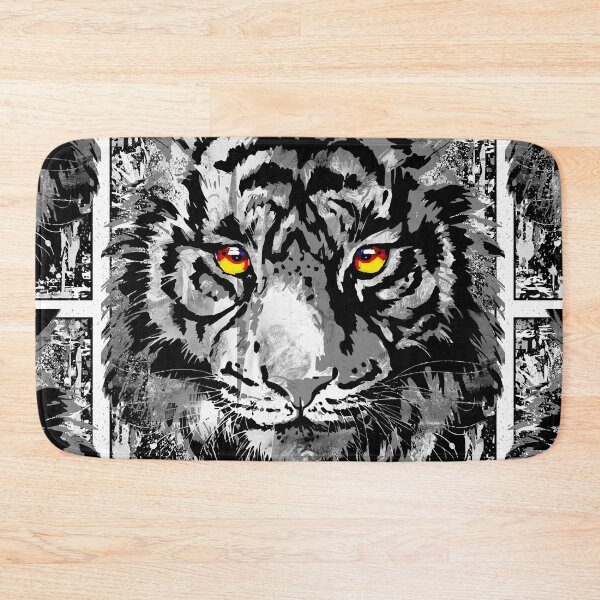 Item preview, White Tiger Head - Realistic Tiger Eyes designed and sold by BigWildKiwi.