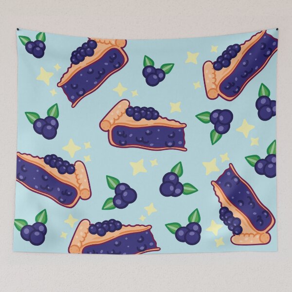 Item preview, Blueberry Pie Pattern - Baking Hobby Lover designed and sold by thecatcouch.