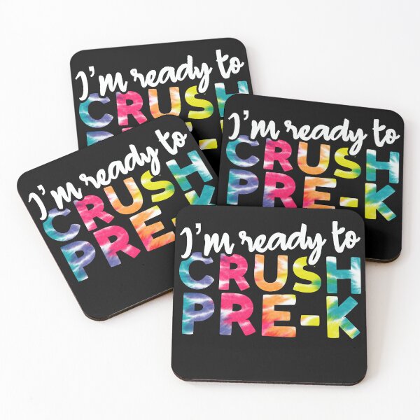 Item preview, Im Ready To Crush Pre-k Back To School Preschool Tie Dye designed and sold by JokeGysen.
