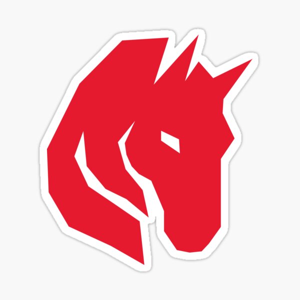 red-horse-logo-sticker-for-sale-by-munlawli-redbubble