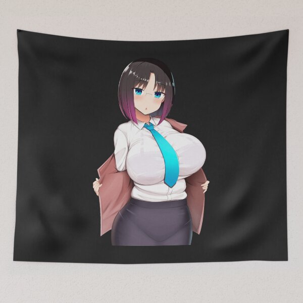 Item preview, Sexy Elma Lewd Boobs (Miss Kobayashi Dragon Maid Hot Hentai Ecchi Girl) sexy hentai anime designed and sold by ricnikkiaavi.