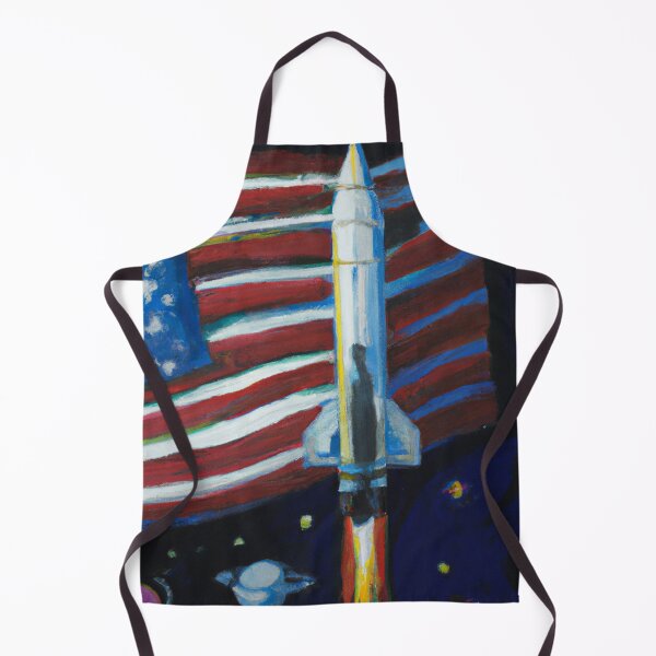 Item preview, Roket Flag of America in Space designed and sold by Parag's Travel Shop.