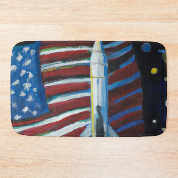 Item preview, Roket Flag of America in Space designed and sold by Parag's Travel Shop.