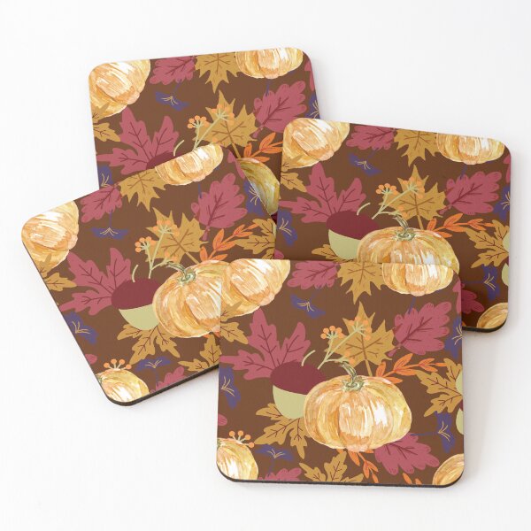 Item preview, Fall Pumpkin Patch on Burgundy designed and sold by GraphicsClub.