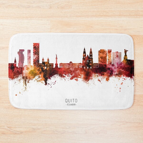 Item preview, Quito Ecuador Skyline designed and sold by ArtPrints.