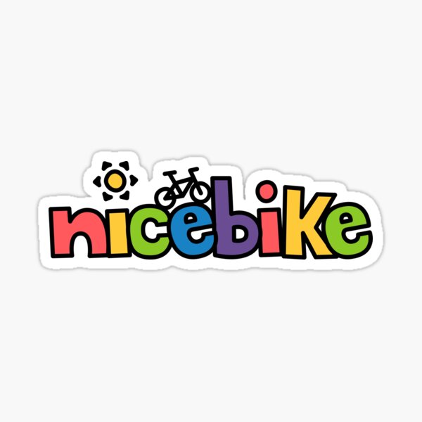Nice Bike Sign Sticker