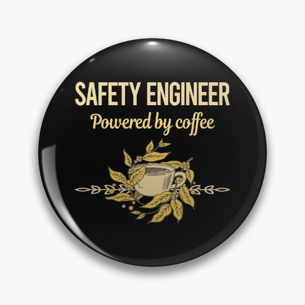 Item preview, Powered By Coffee Safety Engineer designed and sold by trinayolkcelia.