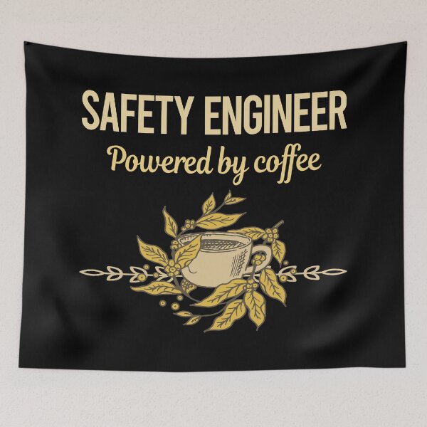 Item preview, Powered By Coffee Safety Engineer designed and sold by trinayolkcelia.