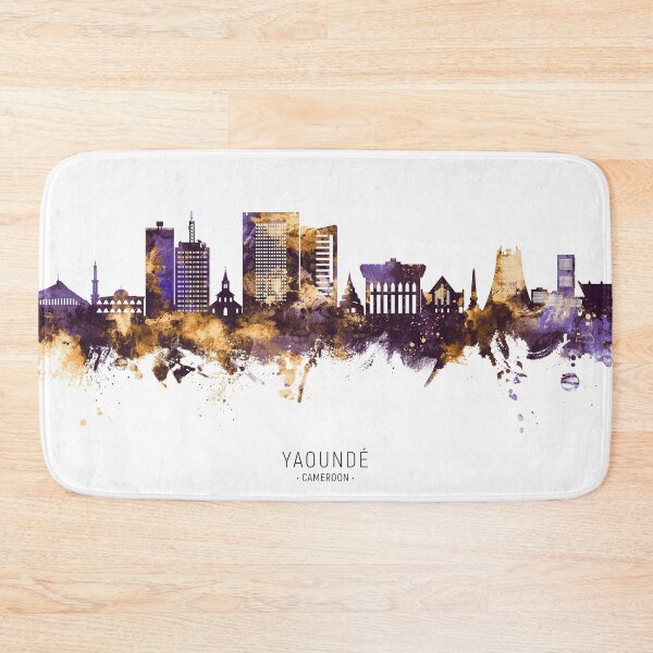 Item preview, Yaoundé Cameroon Skyline designed and sold by ArtPrints.