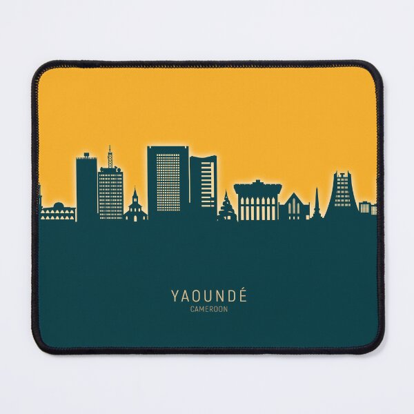 Item preview, Yaoundé Cameroon Skyline designed and sold by ArtPrints.