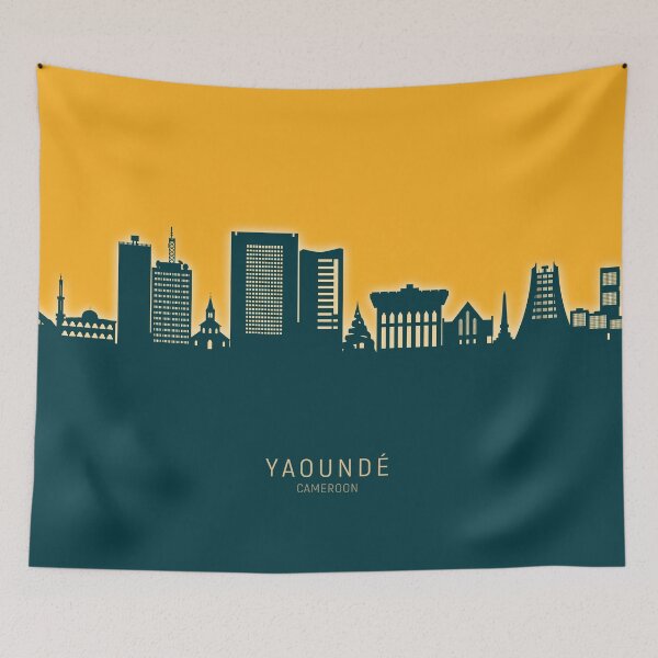 Item preview, Yaoundé Cameroon Skyline designed and sold by ArtPrints.