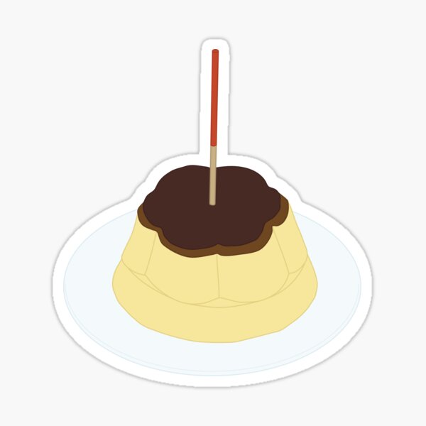 0901 - Custard Pudding Sticker