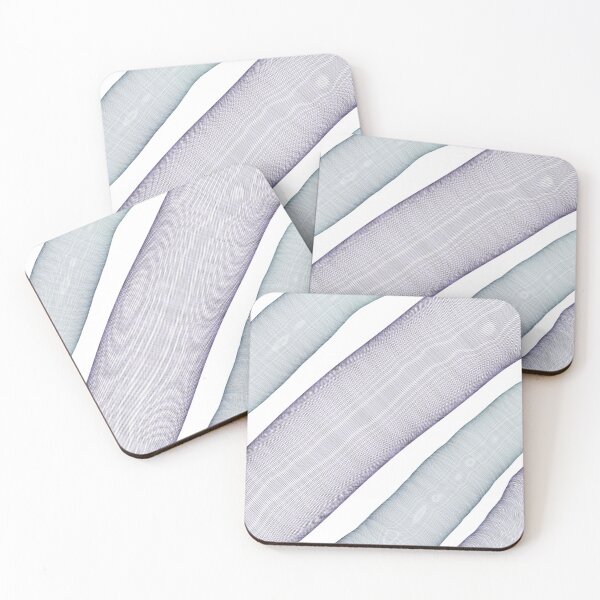 Item preview, Gray blue hologram string design designed and sold by kayadmu.