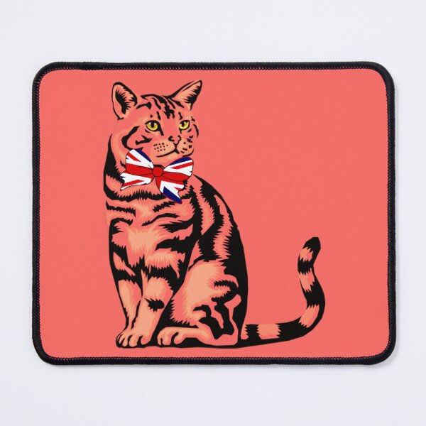 Item preview,  Larry the Cat with bow tie - Pastel Red designed and sold by INSOMNIAC101.