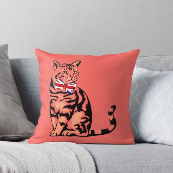 Item preview,  Larry the Cat with bow tie - Pastel Red designed and sold by INSOMNIAC101.