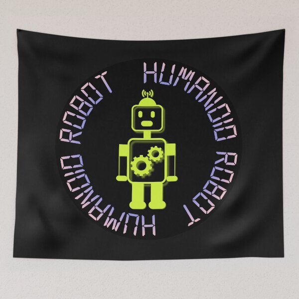 Item preview, humanoid robot,fluorescent color designed and sold by zzzozzo.