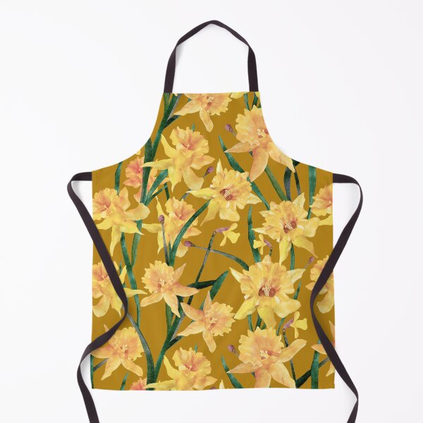 Item preview, Summer Watercolor Daffodil Pattern designed and sold by Sketchbook Designs.