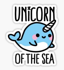 Unicorn of the sea Sticker