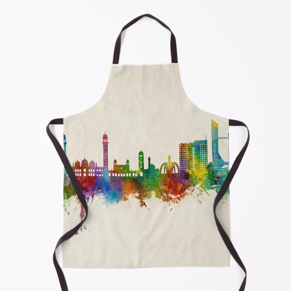Item preview, Faisalabad Pakistan Skyline designed and sold by ArtPrints.