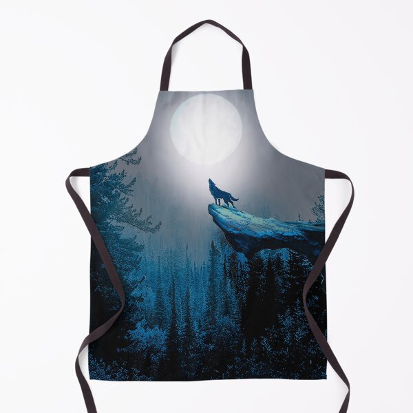Item preview, Zidika wolf howling in the moonlight designed and sold by MUMYNGO.