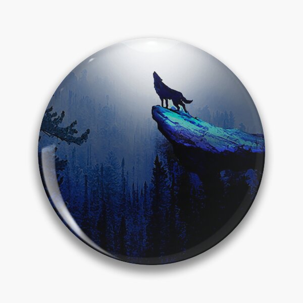 Item preview,  Zidika wolf howling in the moonlight designed and sold by MUMYNGO.