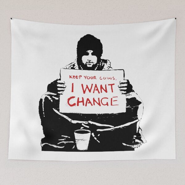 Item preview, Keep Your Coins I Want Change designed and sold by WE-ARE-BANKSY.