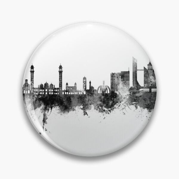 Item preview, Faisalabad Pakistan Skyline designed and sold by ArtPrints.