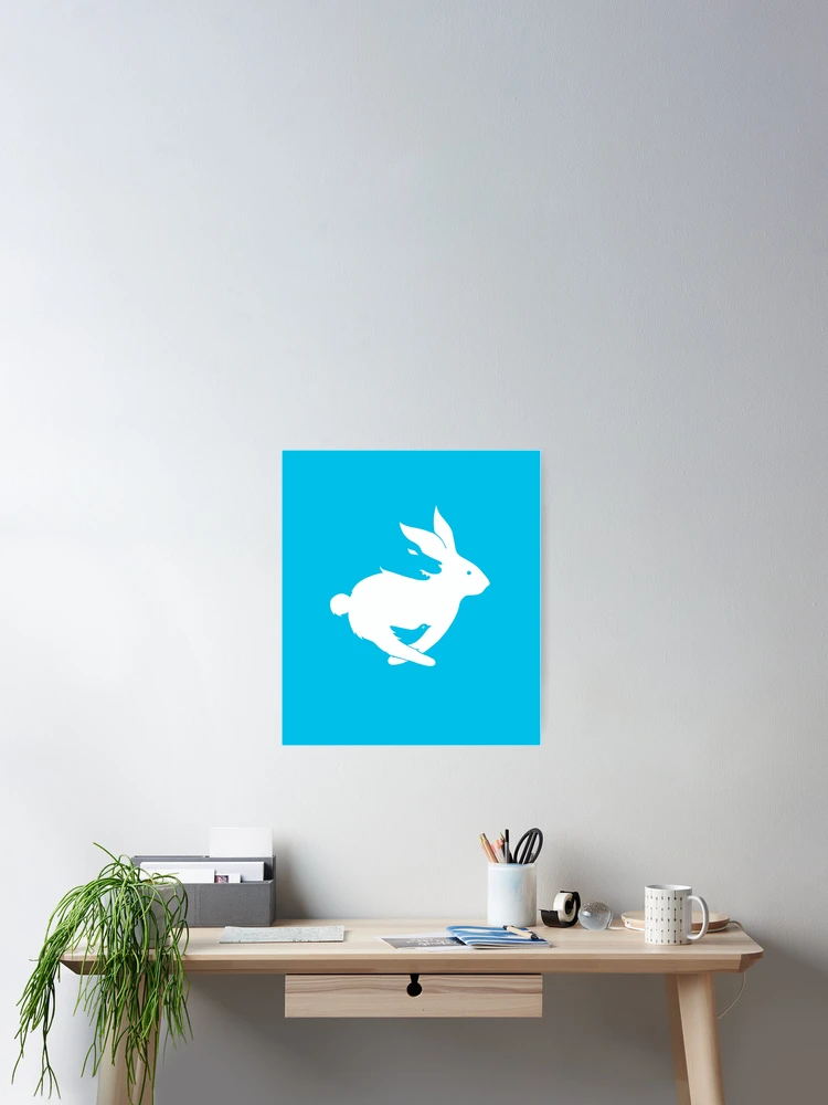 Aperçu 2 sur 3. Poster avec l'œuvre Run Rabbit créée et vendue par coffeeman.
