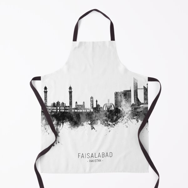 Item preview, Faisalabad Pakistan Skyline designed and sold by ArtPrints.