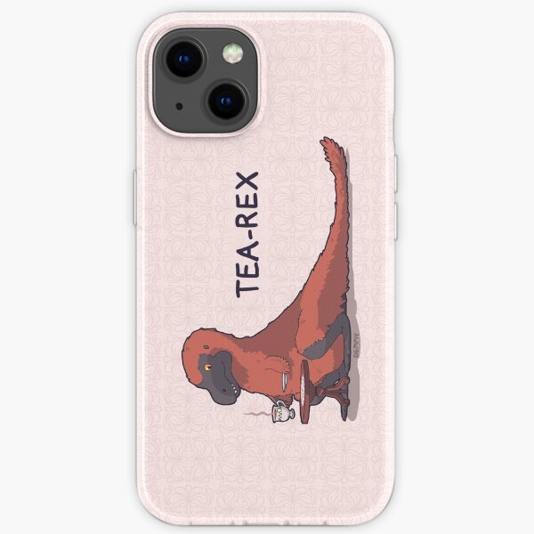 Fluffy Tea-Rex iPhone Soft Case