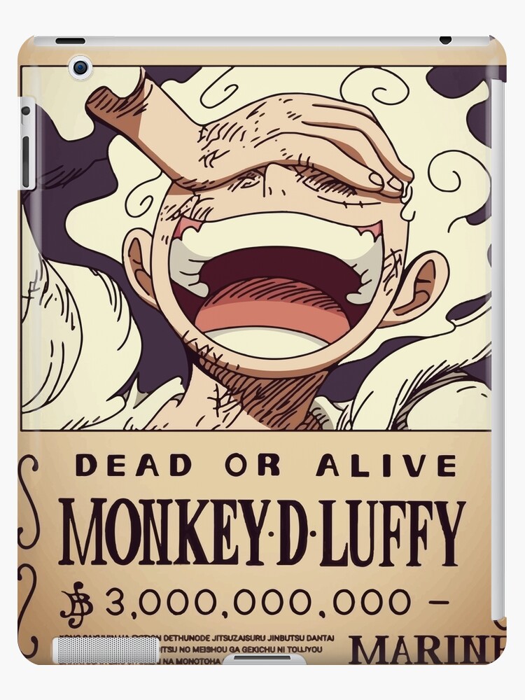 Monkey D Luffy - One Piece Manga Panel black version iPad Case & Skin for  Sale by Geonime