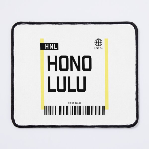 Item preview, Honolulu HNL Boarding Pass designed and sold by irony.