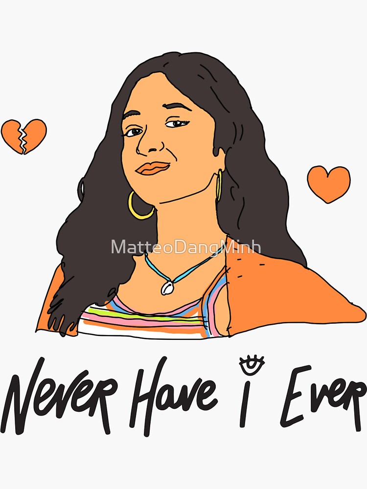 "Never Have I Ever Devi" Sticker for Sale by MatteoDangMinh Redbubble