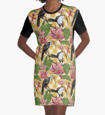Toucans Graphic T-Shirt Dress