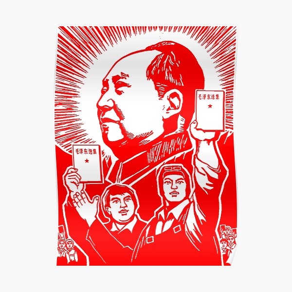 Mao Zedong Poster By Truthtopower Redbubble