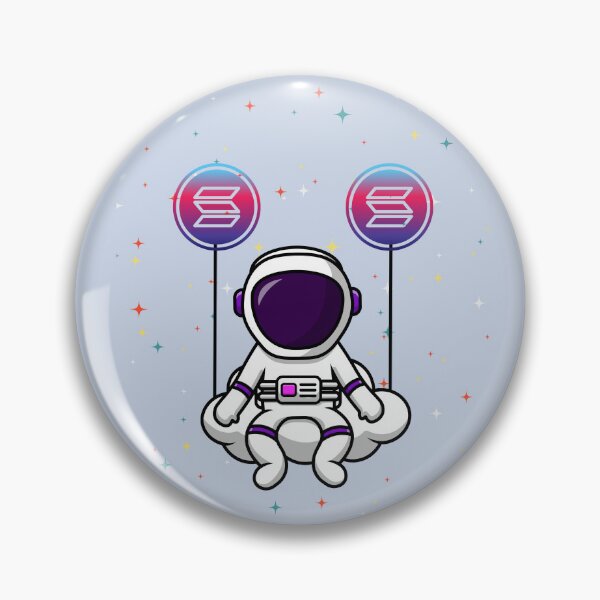 Item preview, Crypto astronaut - Solana to the moon designed and sold by Crypmetal.